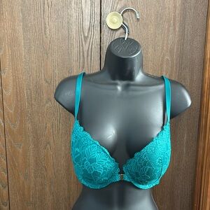 NWT Jade Green front close, push-up bra by Auden size 36D